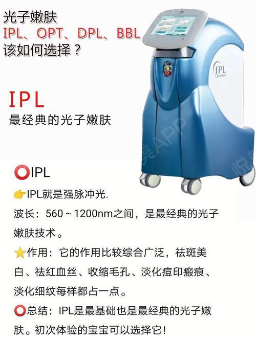 医美干货光子嫩肤ipl,opt,dpl,bbl如何_悦美整形