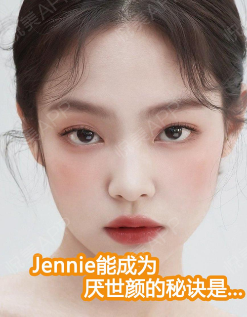 jennie能成为厌世颜的秘诀是